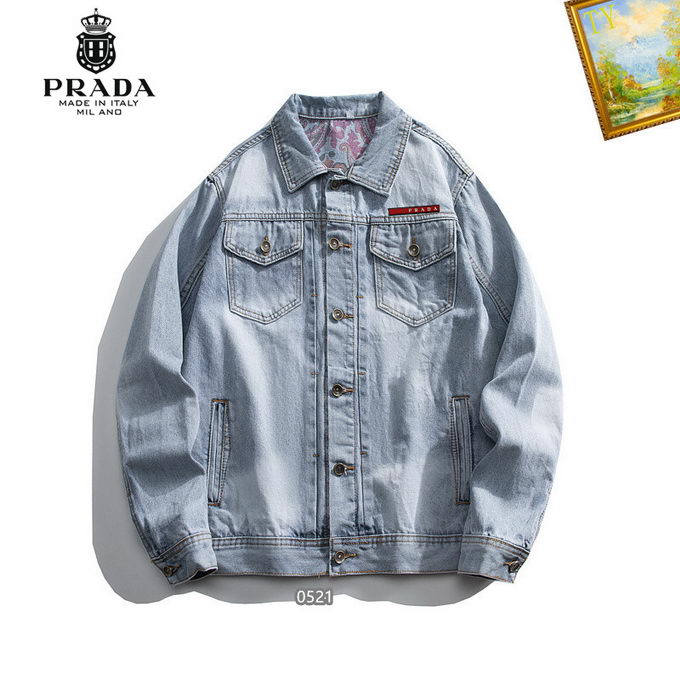 Prada Denim Jacket Mens ID:20250925-63